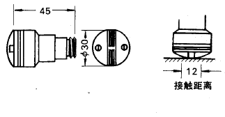 WREM,WRNM-202A直柄式平面表面熱電偶探頭安裝圖片