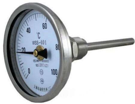 WSS-401可動外螺紋軸向雙金屬溫度計 WSS-401可動外螺紋軸向雙金屬溫度計