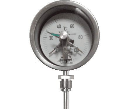 WSSX-411可動外螺紋徑向電接點雙金屬溫度計 WSSX-411可動外螺紋徑向電接點雙金屬溫度計