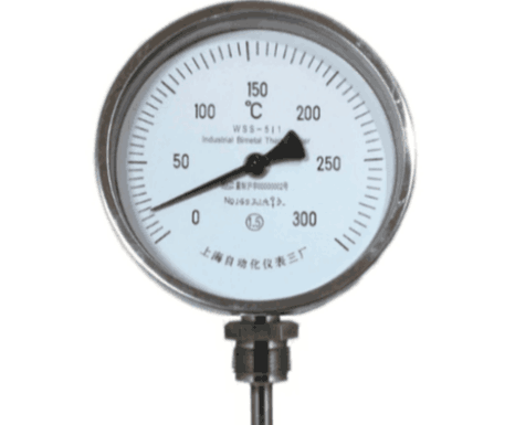 WSS-511可動(dòng)外螺紋徑向雙金屬溫度計(jì)