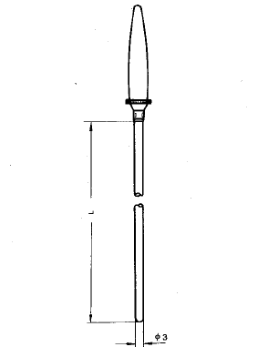 WREK2-188無(wú)固定手柄式雙支鎧裝熱電偶安裝圖片